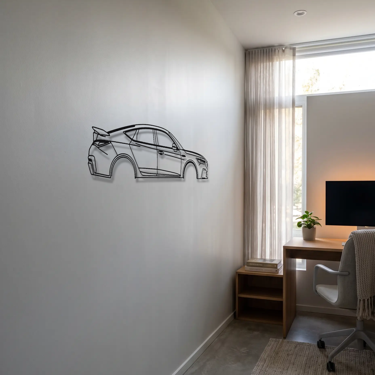 Acura Integra Type S DE5 metal wall art room scene
