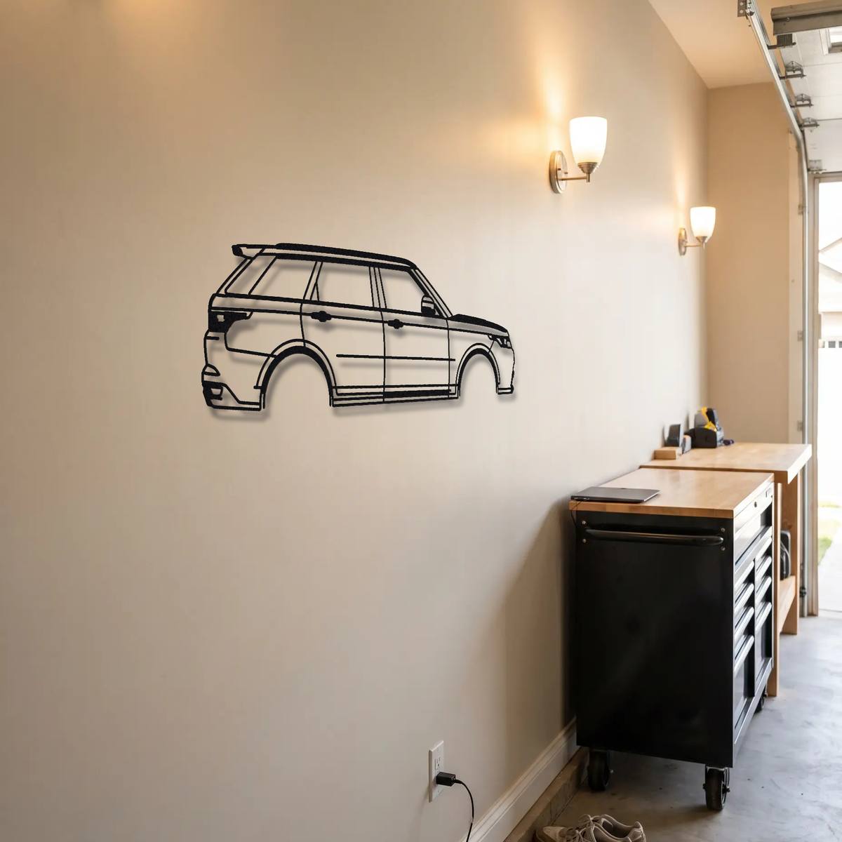 2015-22 Land Rover Range Rover Sport SVR L494 metal wall art room scene
