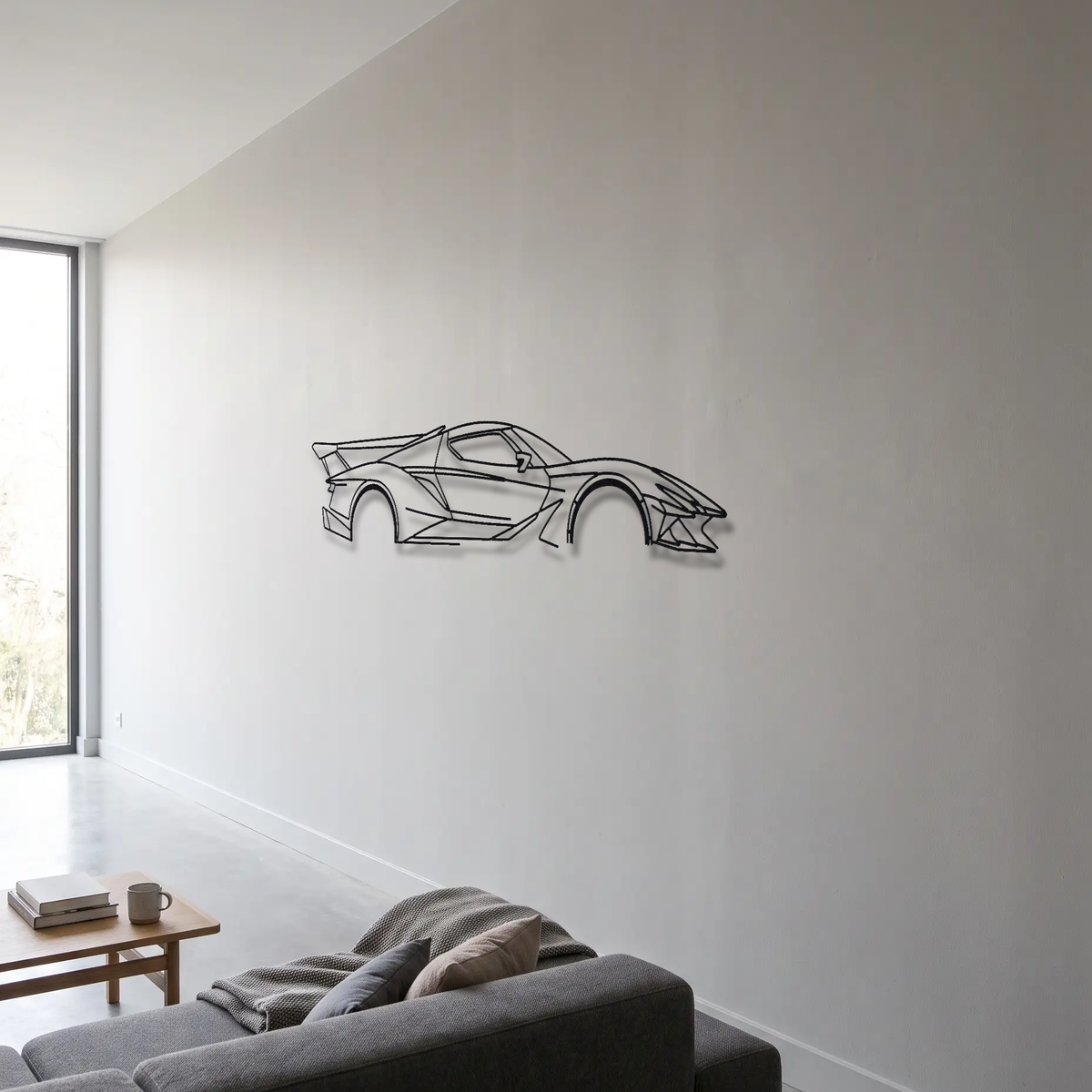 Apollo Intensa Emozione (IE) metal wall art room scene