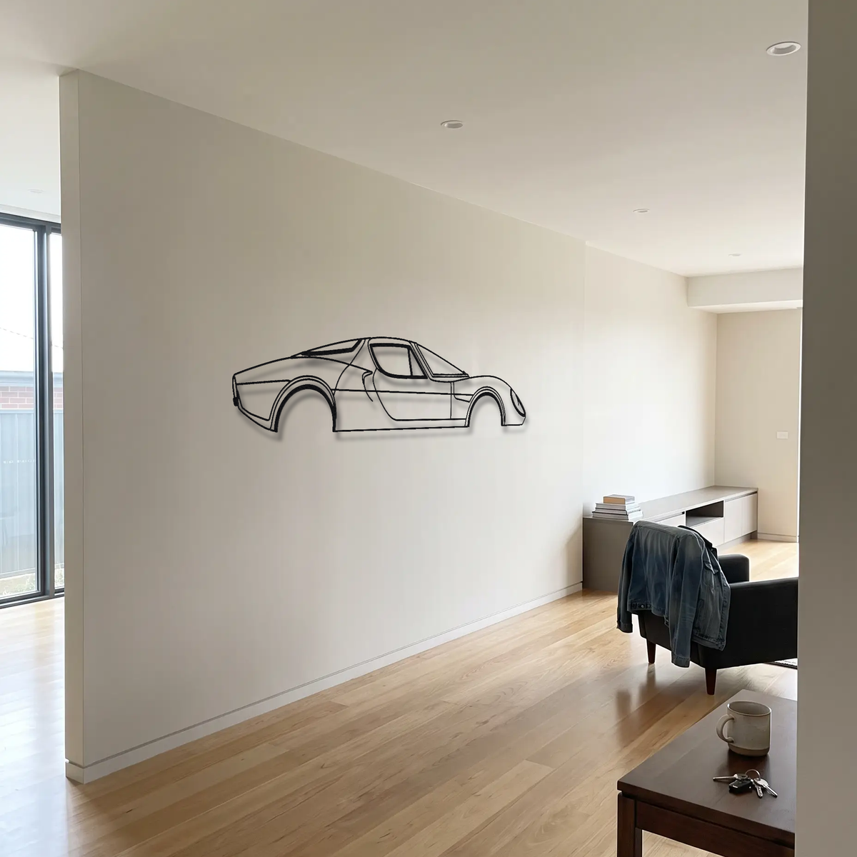 1967-1969 Alfa Romeo 33 Stradale metal wall art room scene