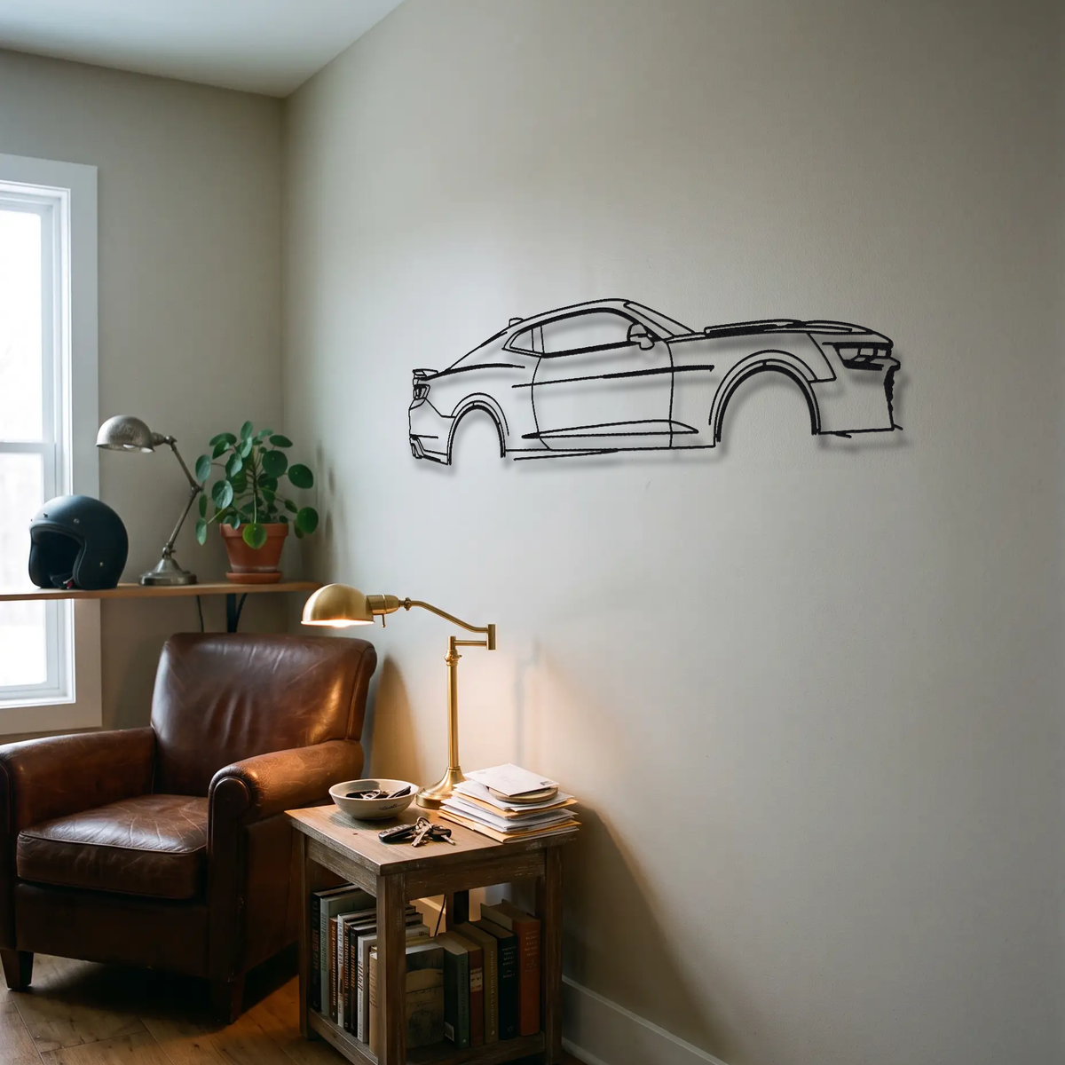 Chevrolet Camaro ZL1 Gen 6 metal wall art room scene