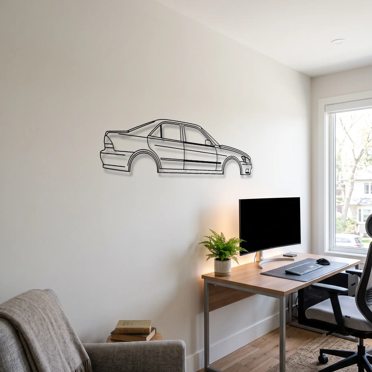 Lexus IS 300 XE10 metal wall art room scene