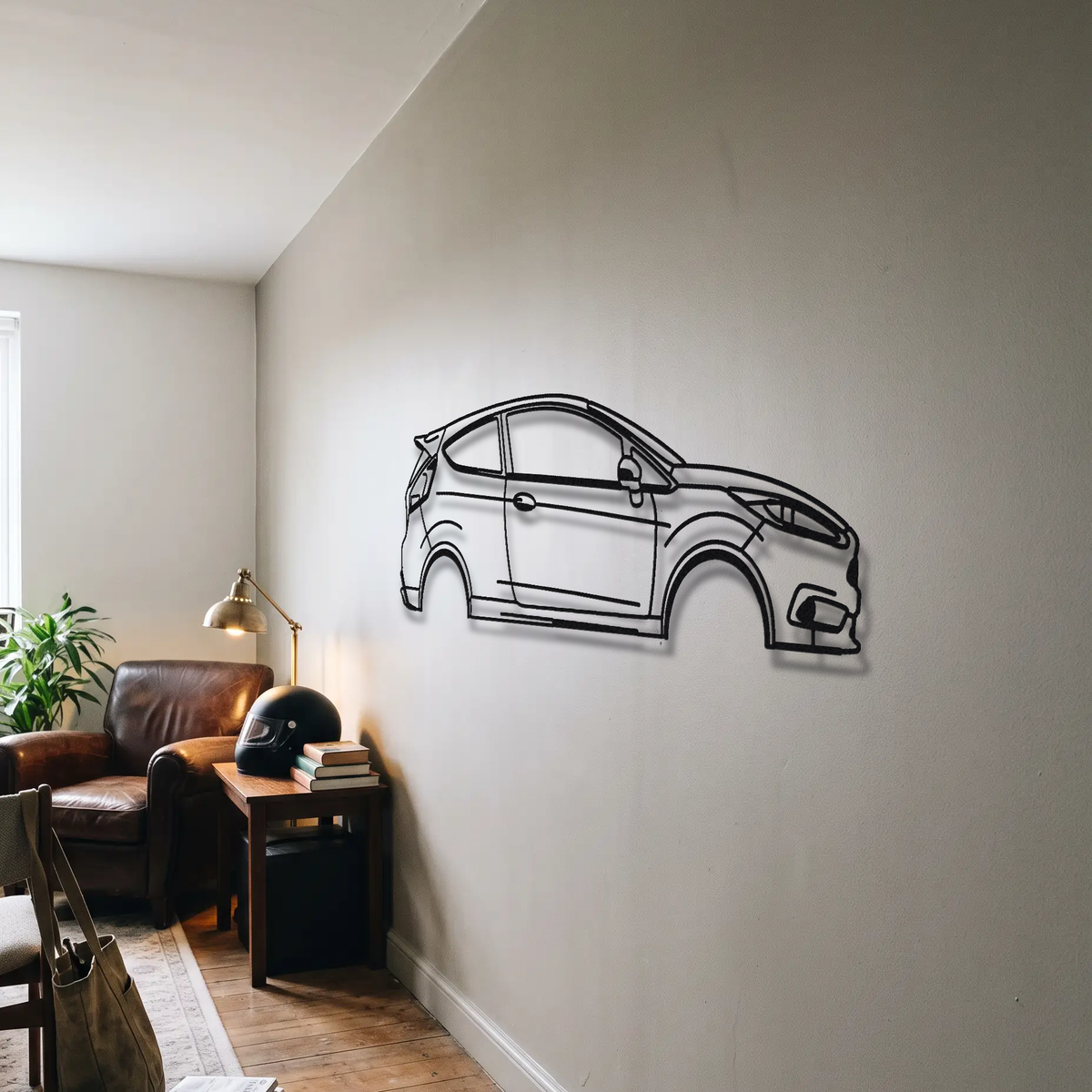 2014-19 Ford Fiesta ST MK7 metal wall art room scene