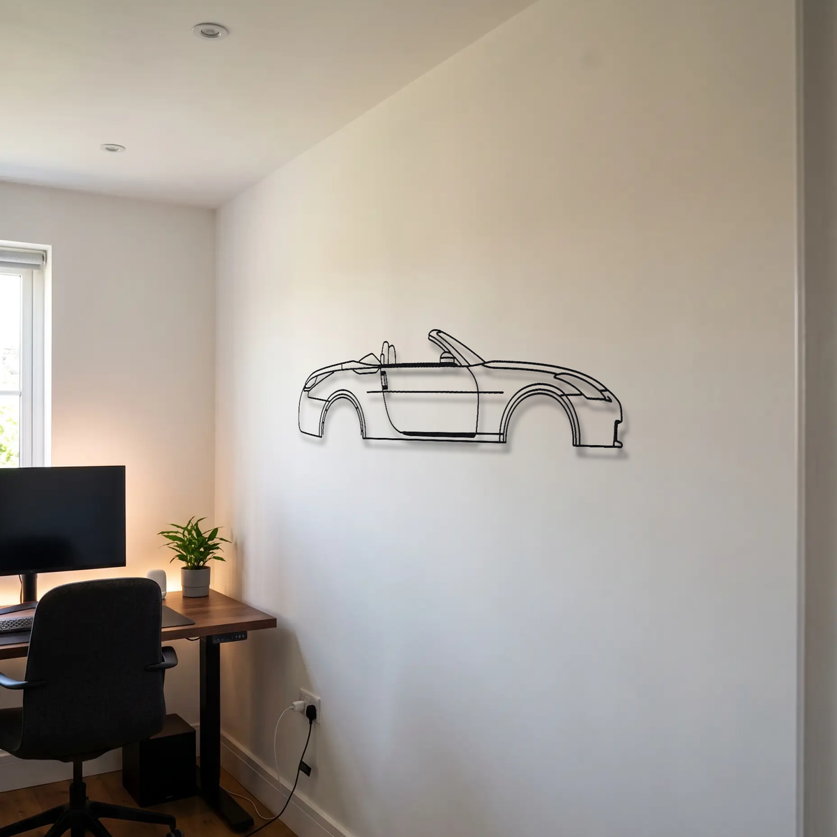 Nissan 350Z Roadster Z33 metal wall art room scene