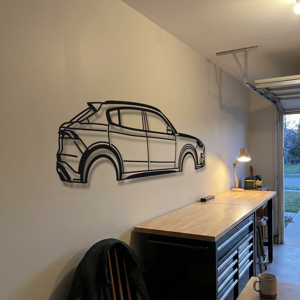 2023- Maserati Grecale Trofeo metal wall art room scene