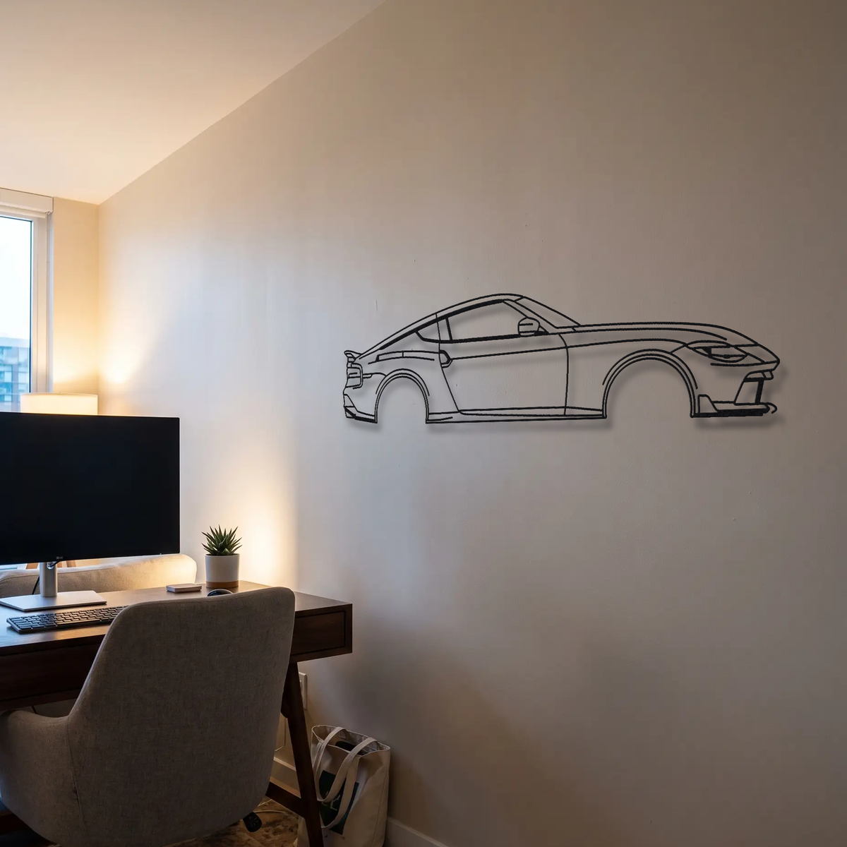 Nissan Z Nismo RZ34 metal wall art room scene