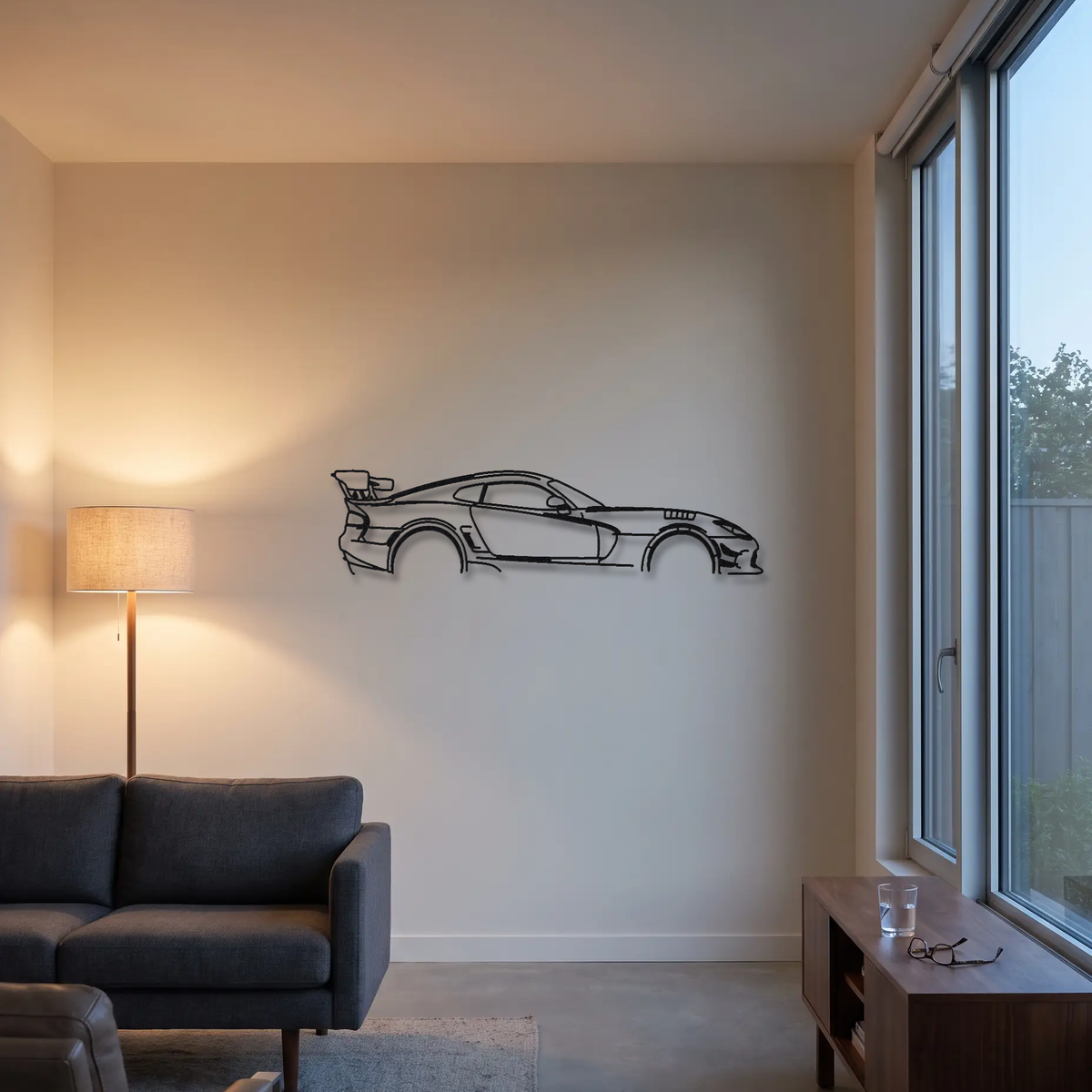 2016 Dodge Viper ACR Gen 5 metal wall art room scene