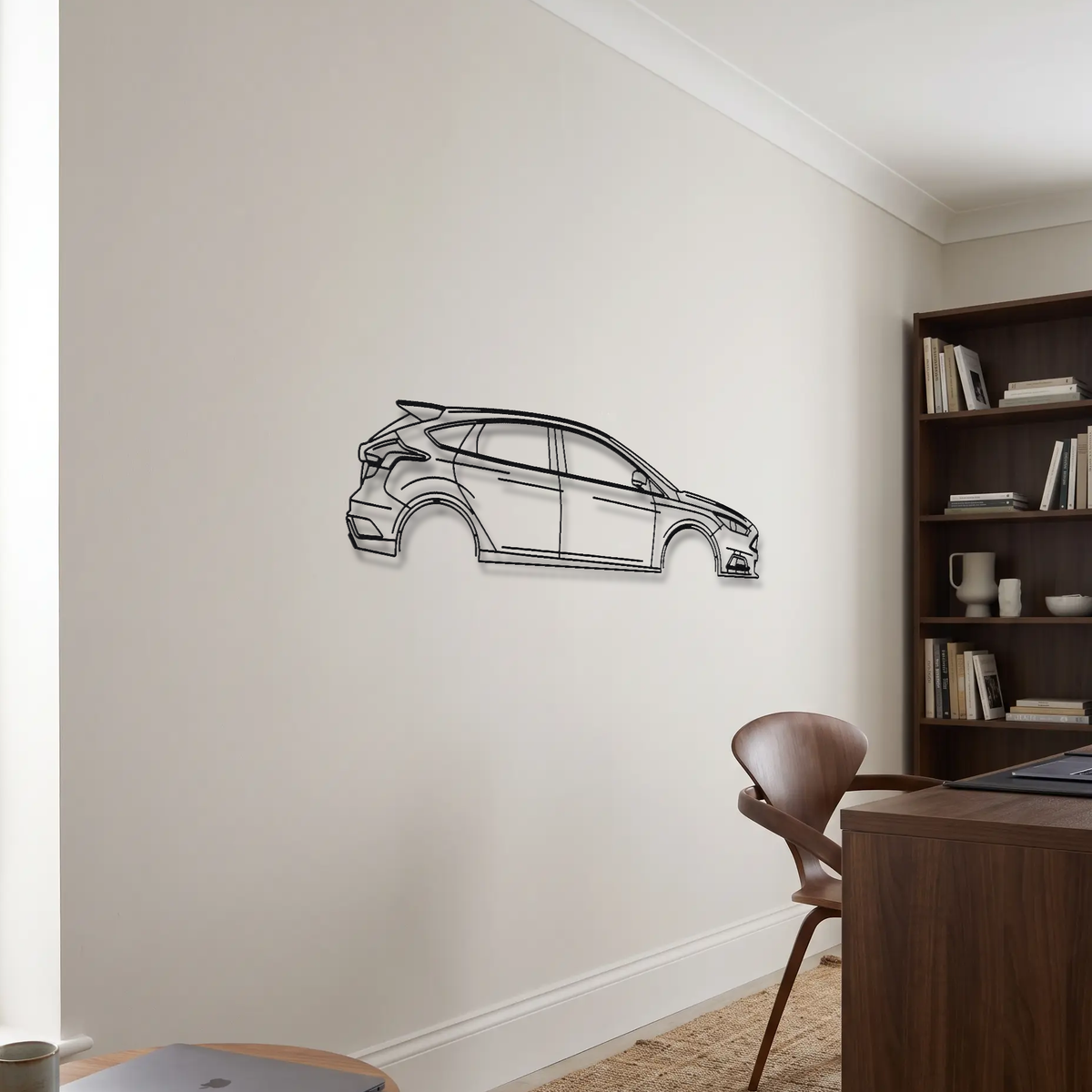 Ford Focus ST MK3 metal wall art room scene