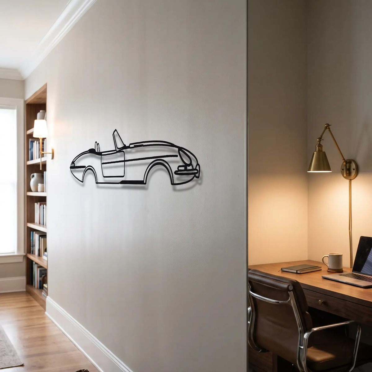 2011- Eagle E-Type Speedster / Lightweight GT metal wall art room scene