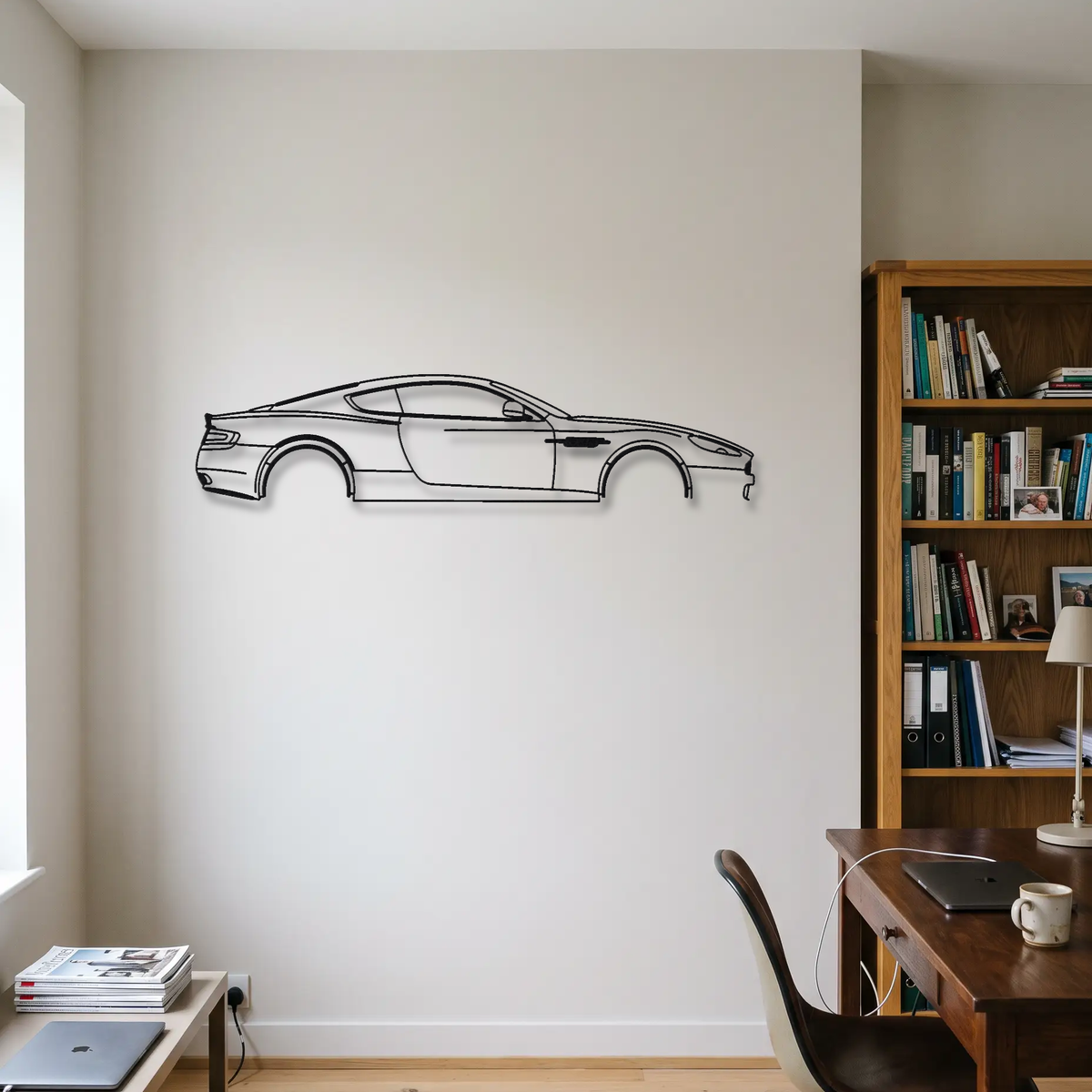 2007-2012 Aston Martin DBS Coupe metal wall art room scene
