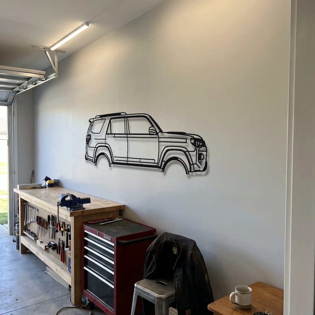 2015- Toyota 4Runner TRD Pro N280/N300 metal wall art room scene