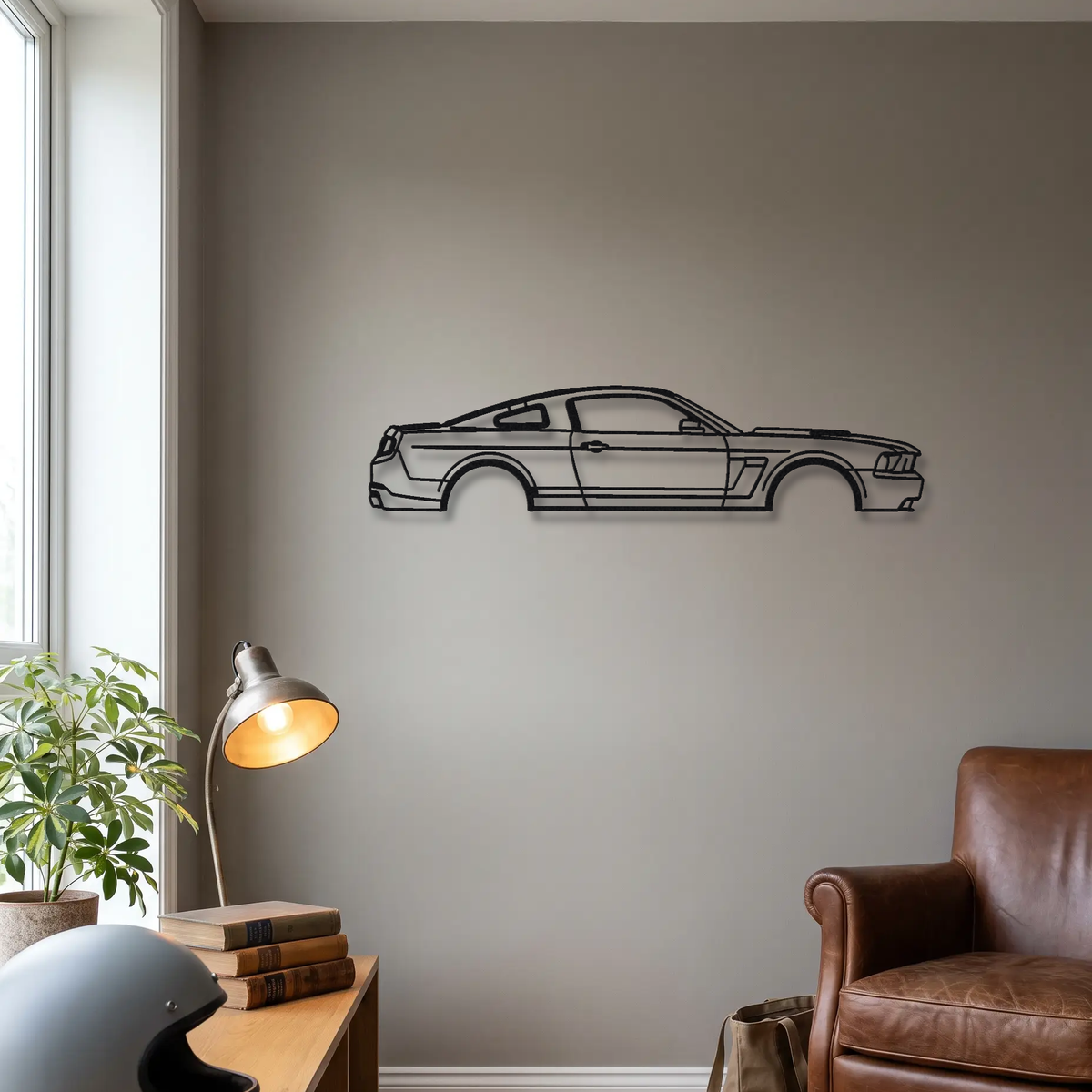 2012-13 Ford Mustang Boss 302 Laguna Seca S197 metal wall art room scene