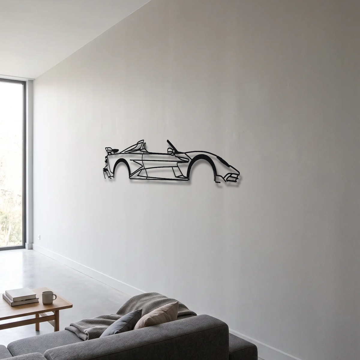 2025- Aston Martin Valhalla Spider metal wall art room scene