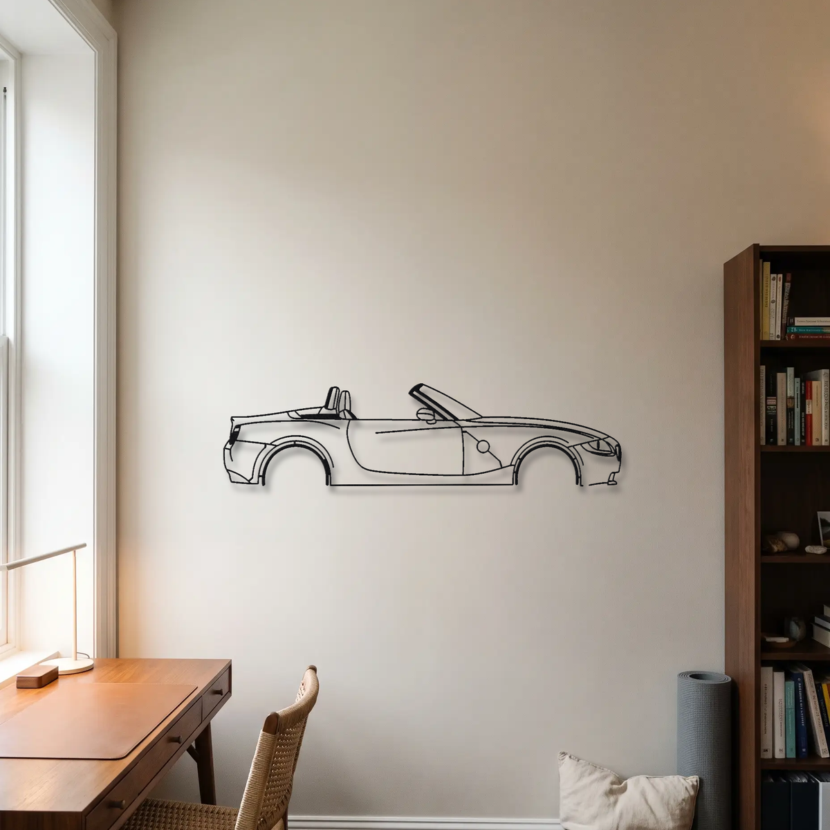 BMW Z4 M Roadster E85 metal wall art room scene