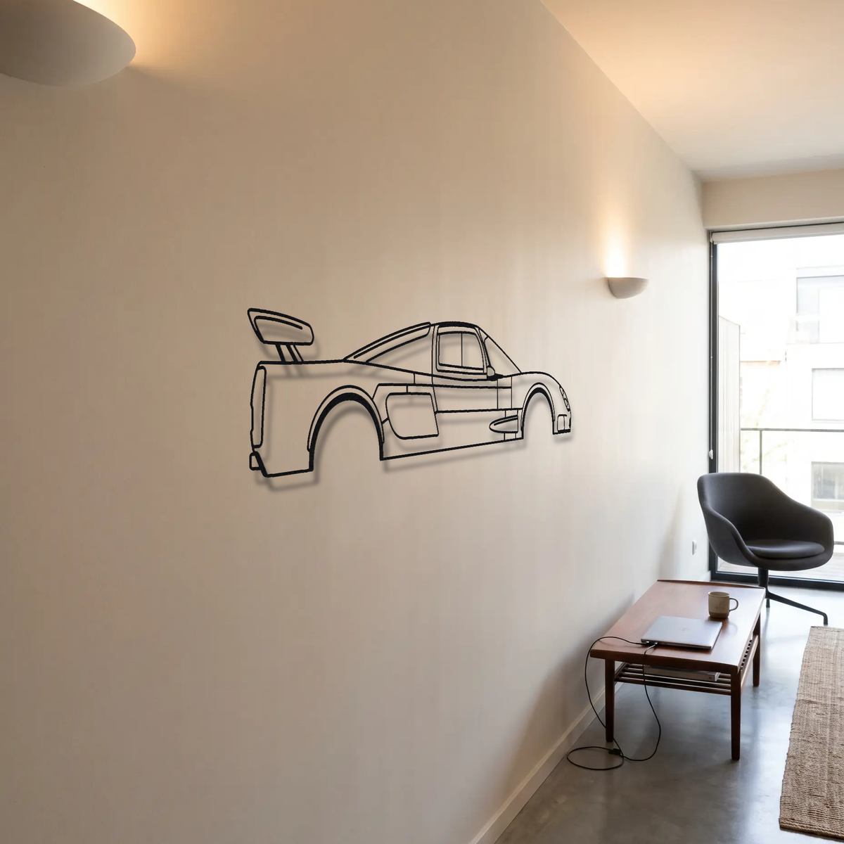 Ultima GTR metal wall art room scene