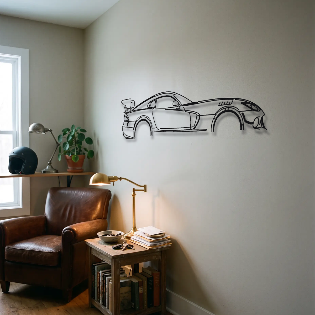 Dodge Viper ACR Gen 4 metal wall art room scene