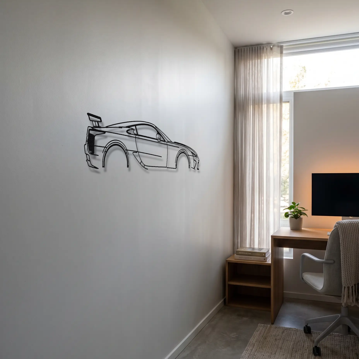 Lexus LFA Nürburgring Package metal wall art room scene