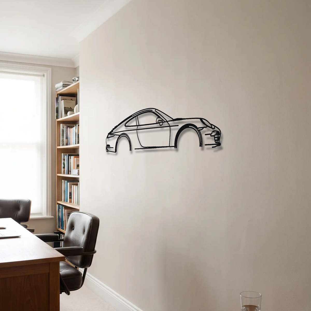2012-15 Porsche 911 Carrera S 991.1 metal wall art room scene