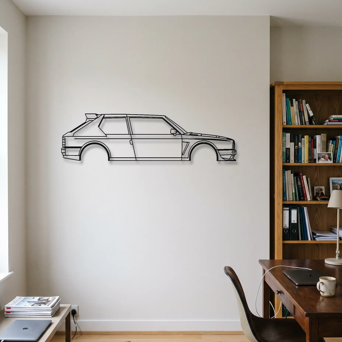 Lancia Delta S4 Stradale metal wall art room scene