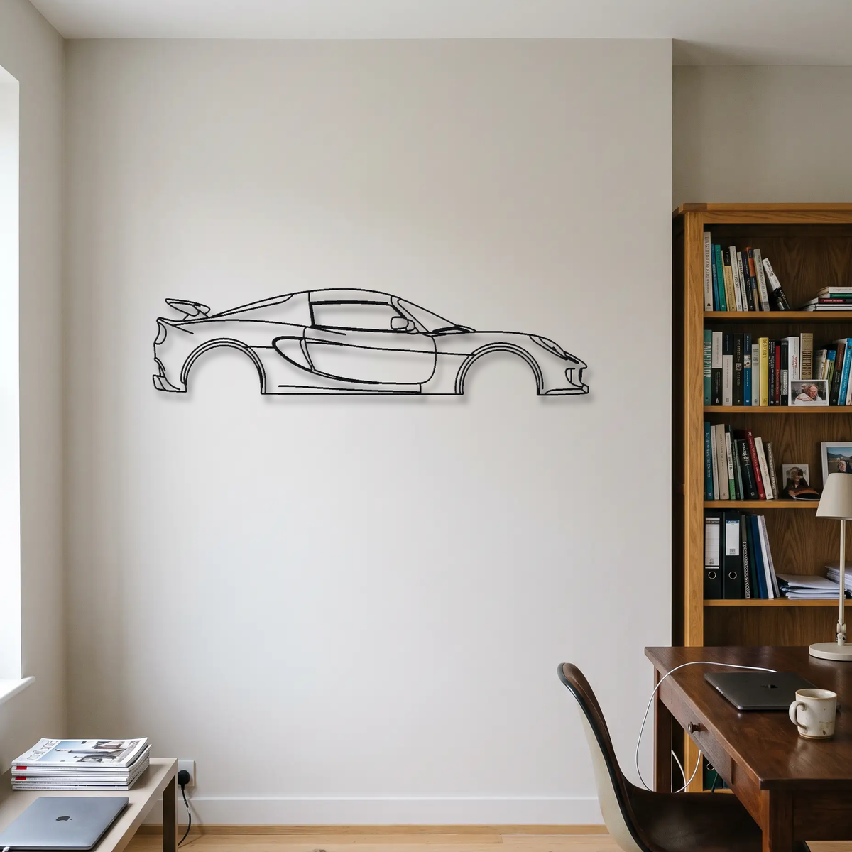 Lotus Exige Series 2 metal wall art room scene