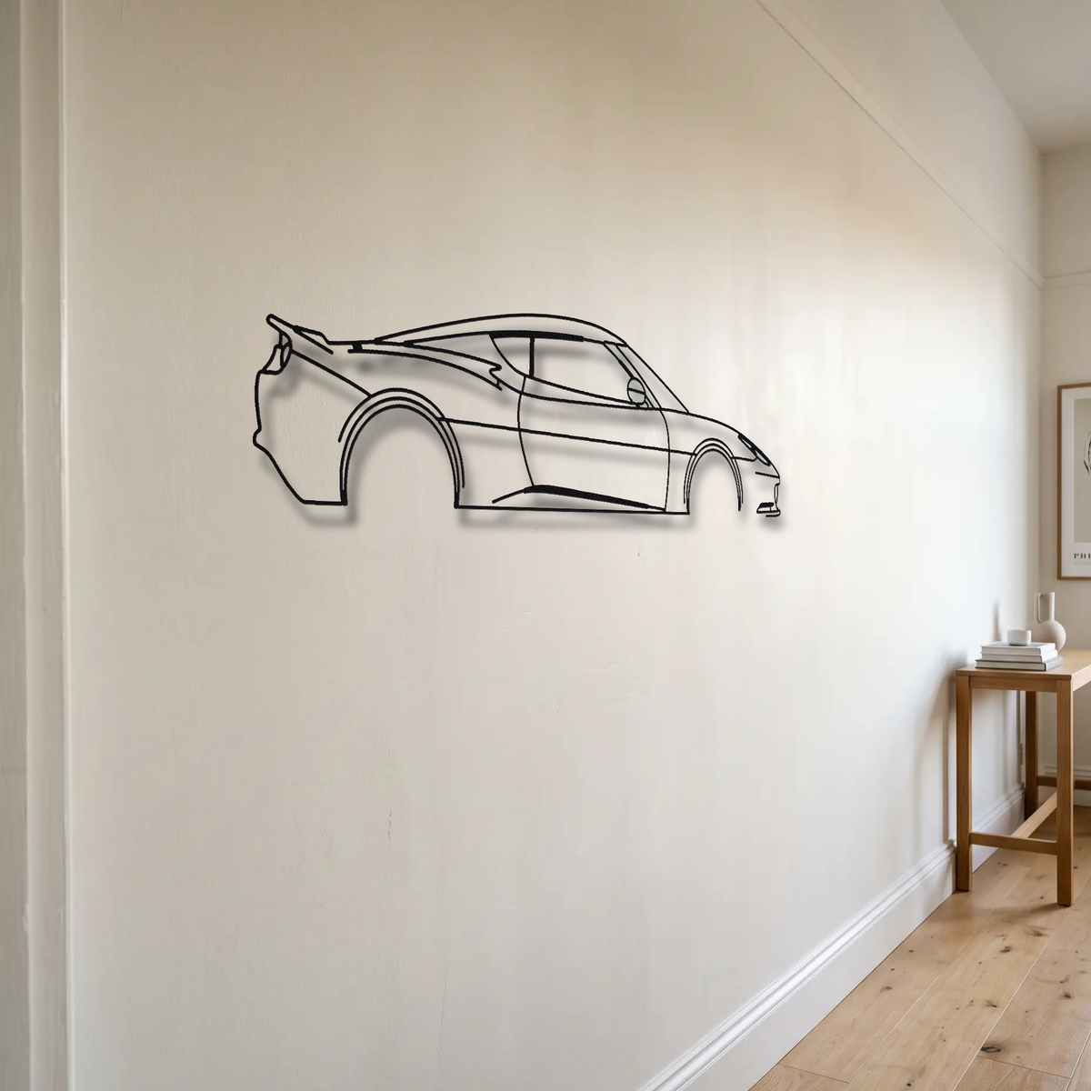 Lotus Evora S floating mount drop-shadow detail