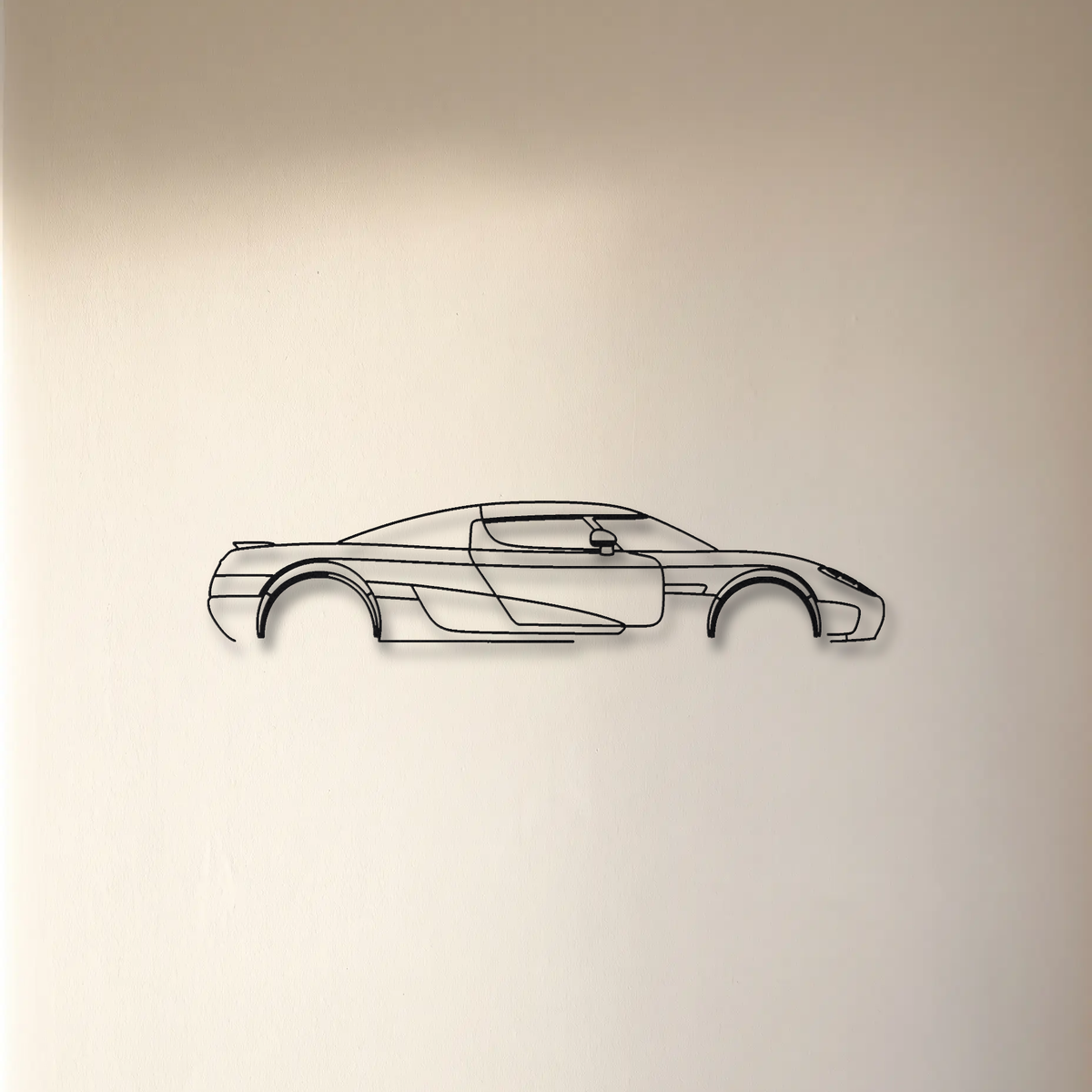 Koenigsegg CCX floating mount drop-shadow detail