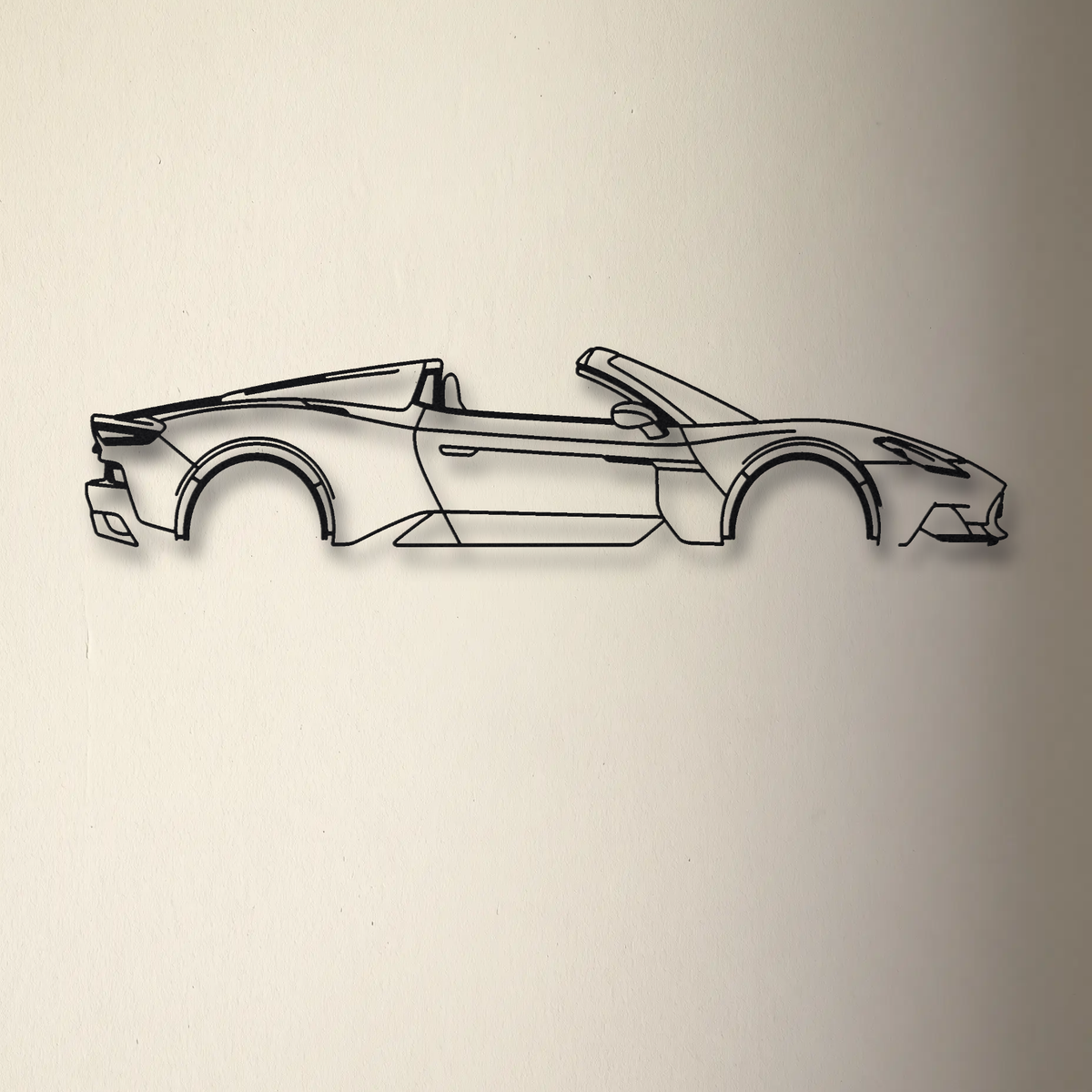 Maserati MCPura Cielo floating mount drop-shadow detail
