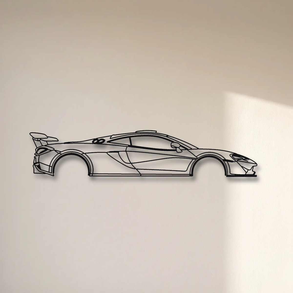 McLaren 620R floating mount drop-shadow detail