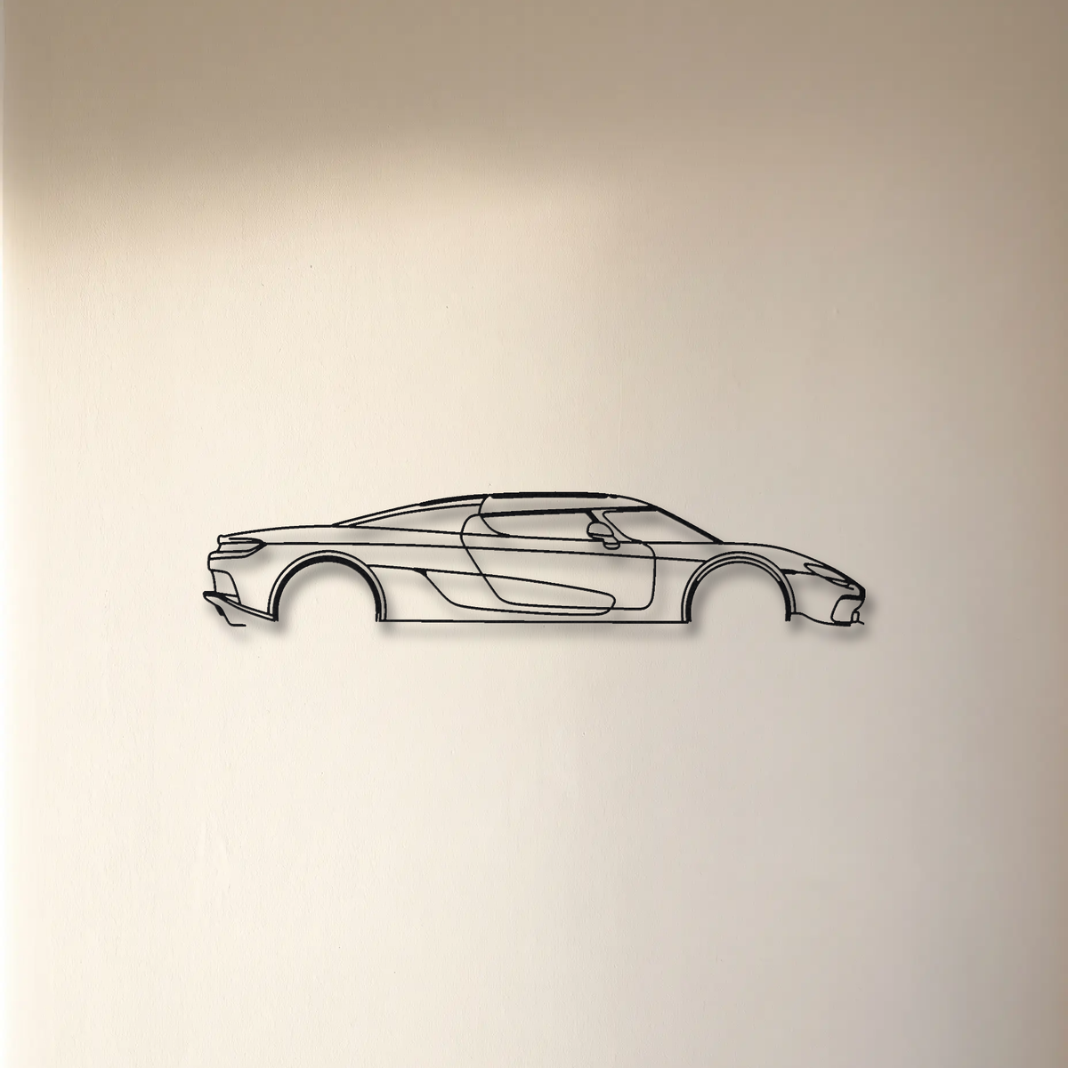 Koenigsegg CC850 floating mount drop-shadow detail