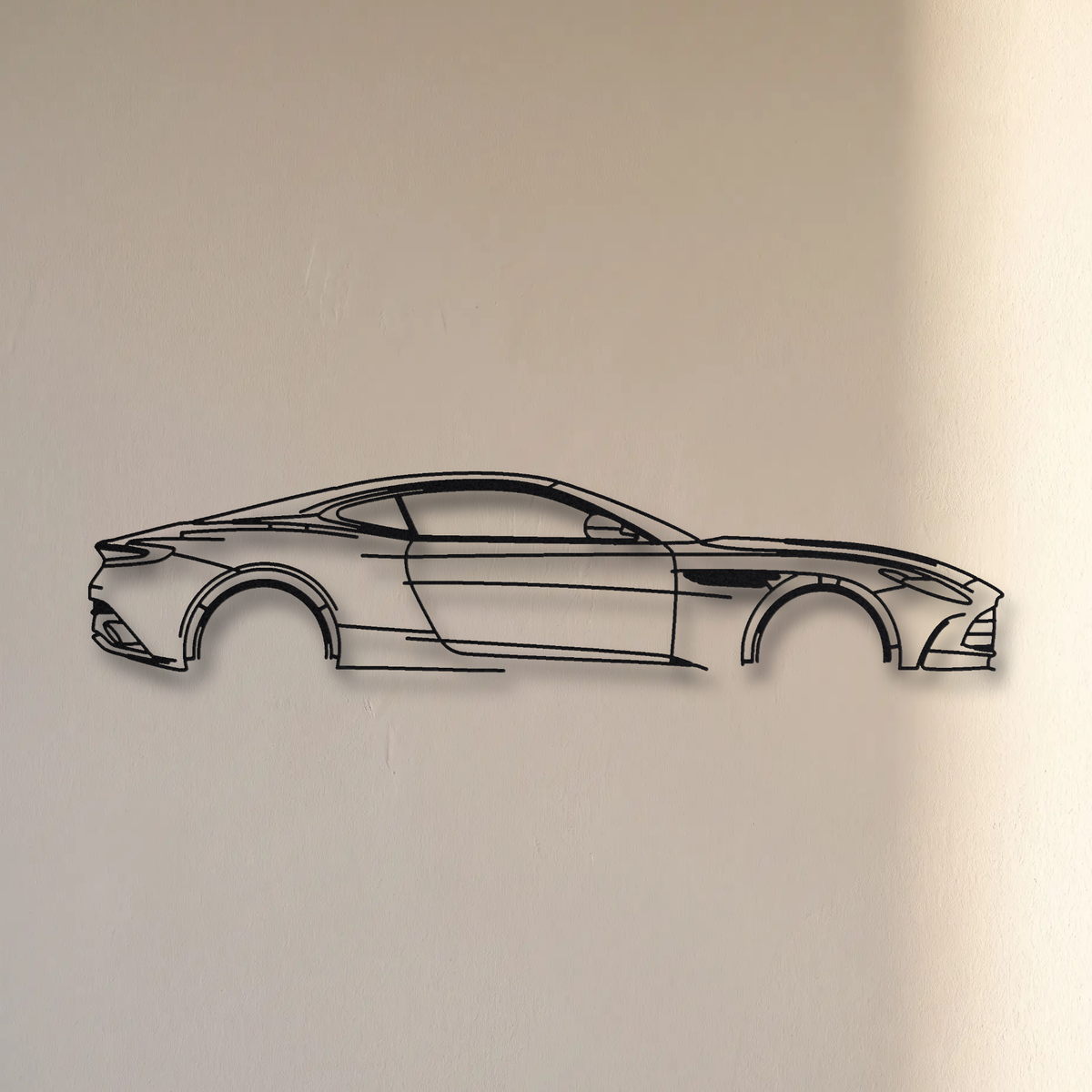 Aston Martin DB12 Coupe floating mount drop-shadow detail