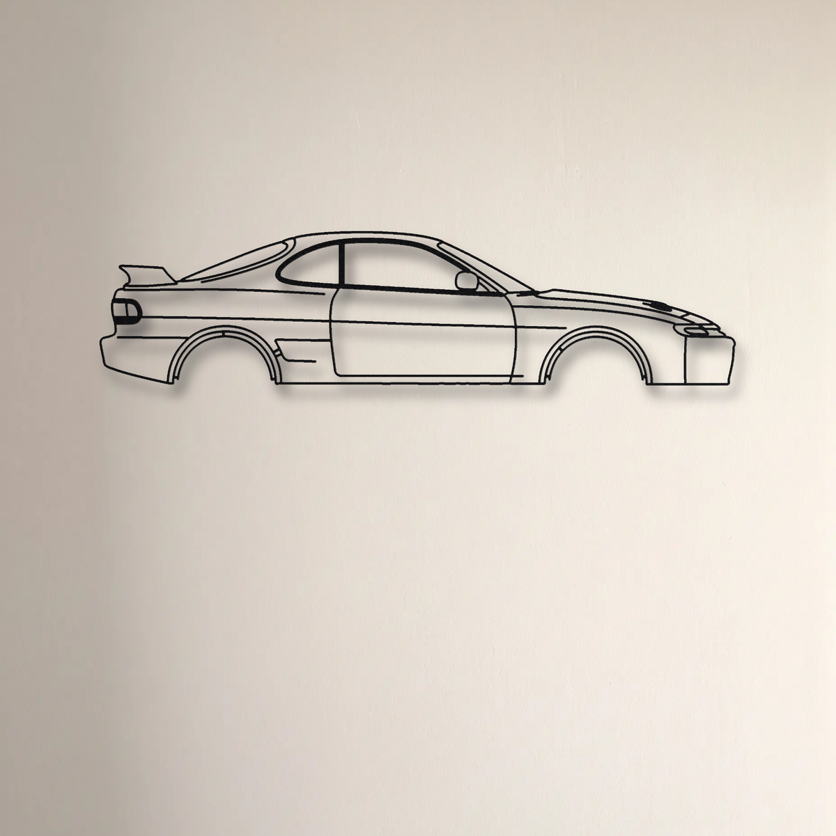 Toyota Celica GT-Four ST185 floating mount drop-shadow detail