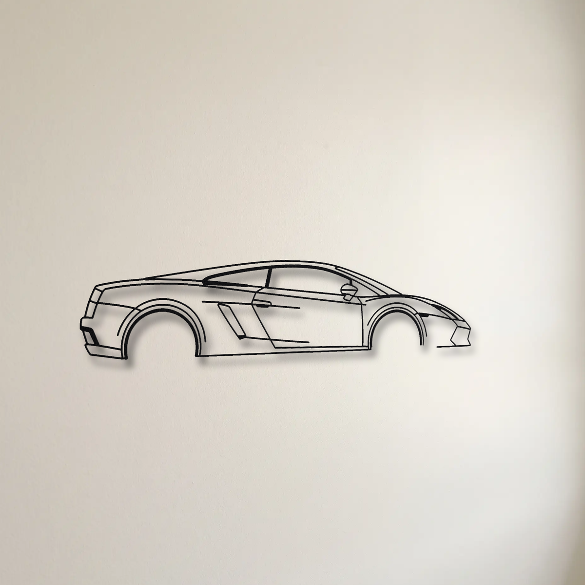 Lamborghini Gallardo LP560-4 Facelift floating mount drop-shadow detail