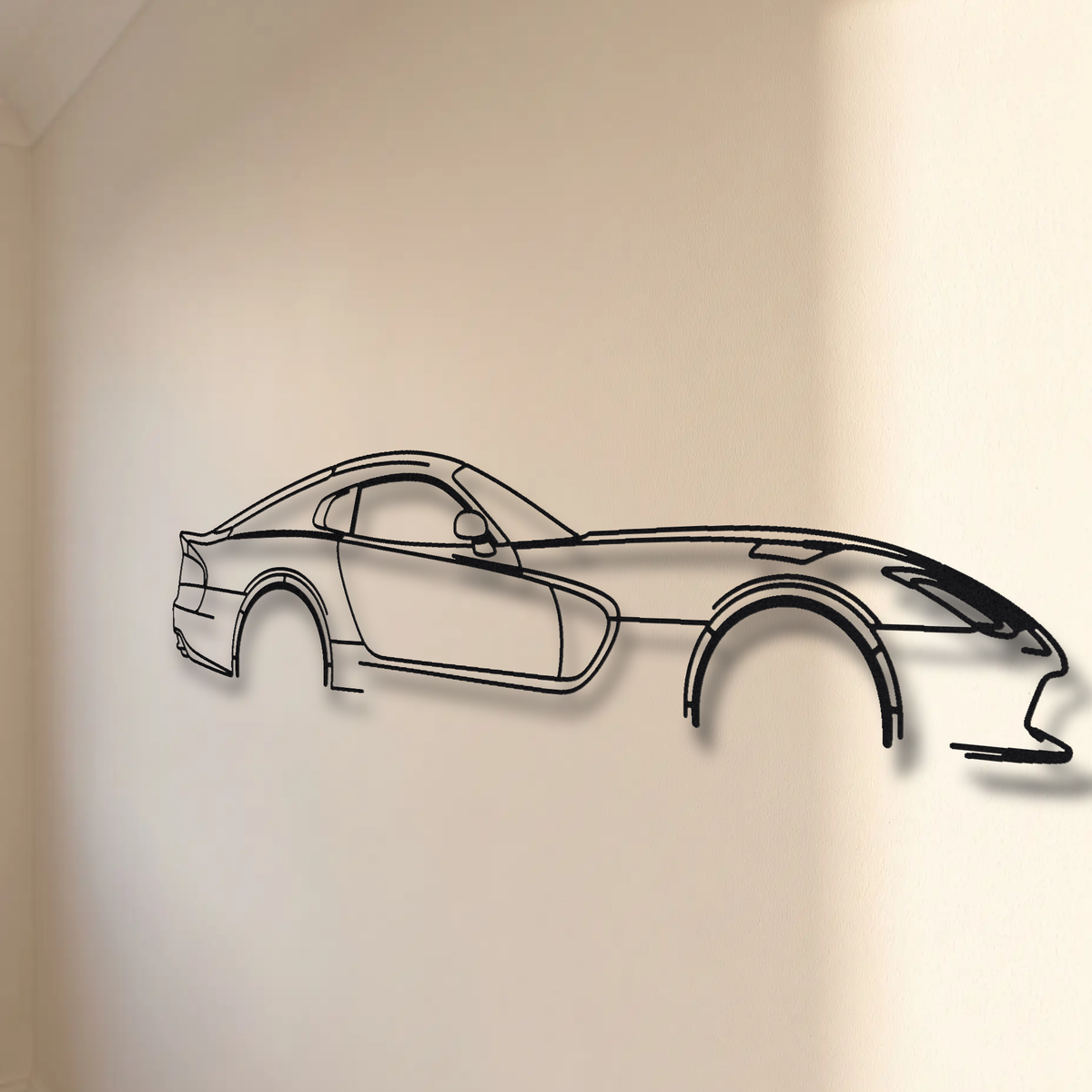 Dodge Viper SRT-10 Gen 4 floating mount drop-shadow detail
