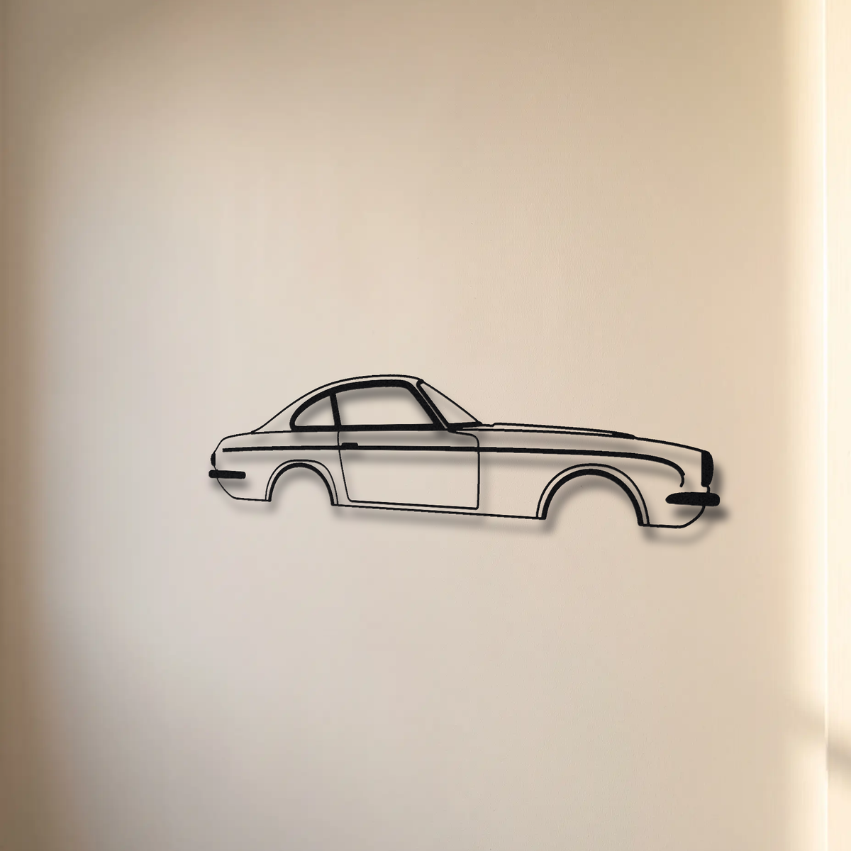 Lamborghini 350 GT floating mount drop-shadow detail