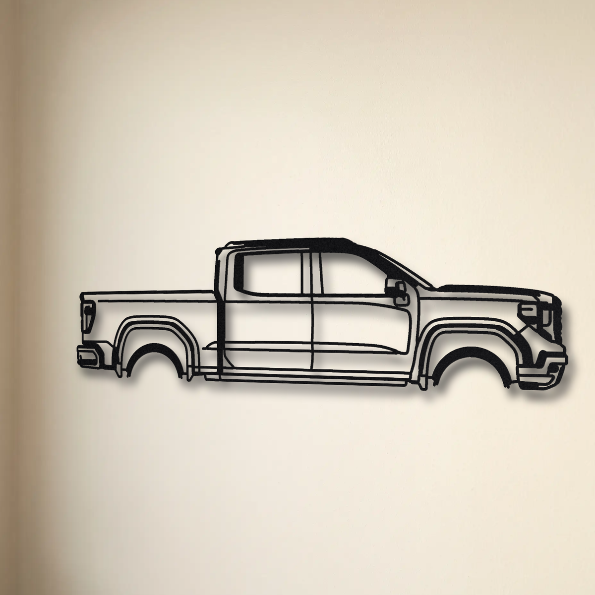 2022- GMC Sierra AT4X / Canyon AT4X T1XX floating mount drop-shadow detail