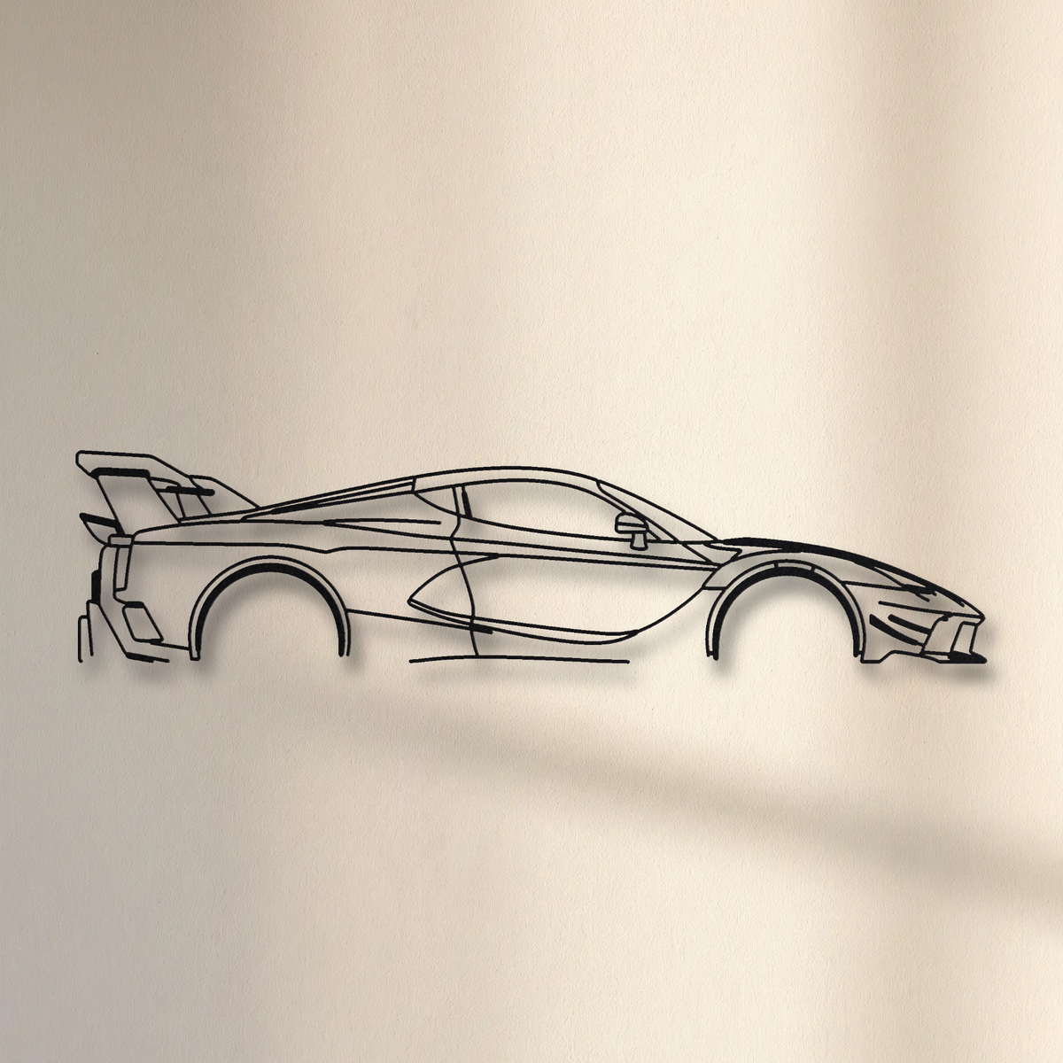 Ferrari FXX-K Evo floating mount drop-shadow detail