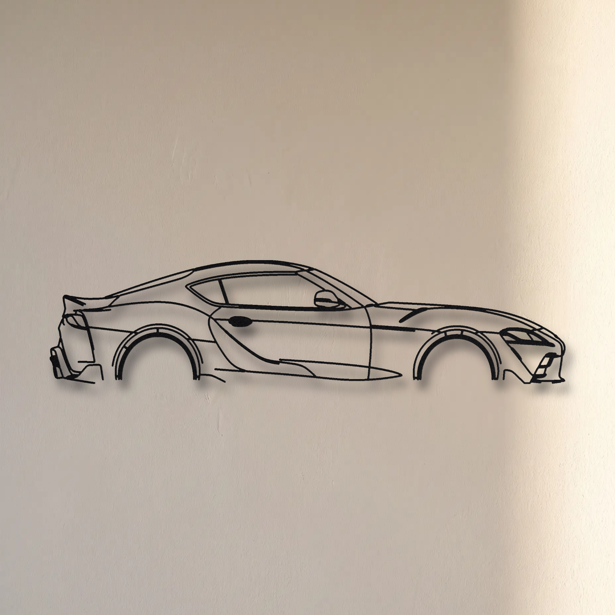 Toyota GR Supra Final Edition A90 floating mount drop-shadow detail