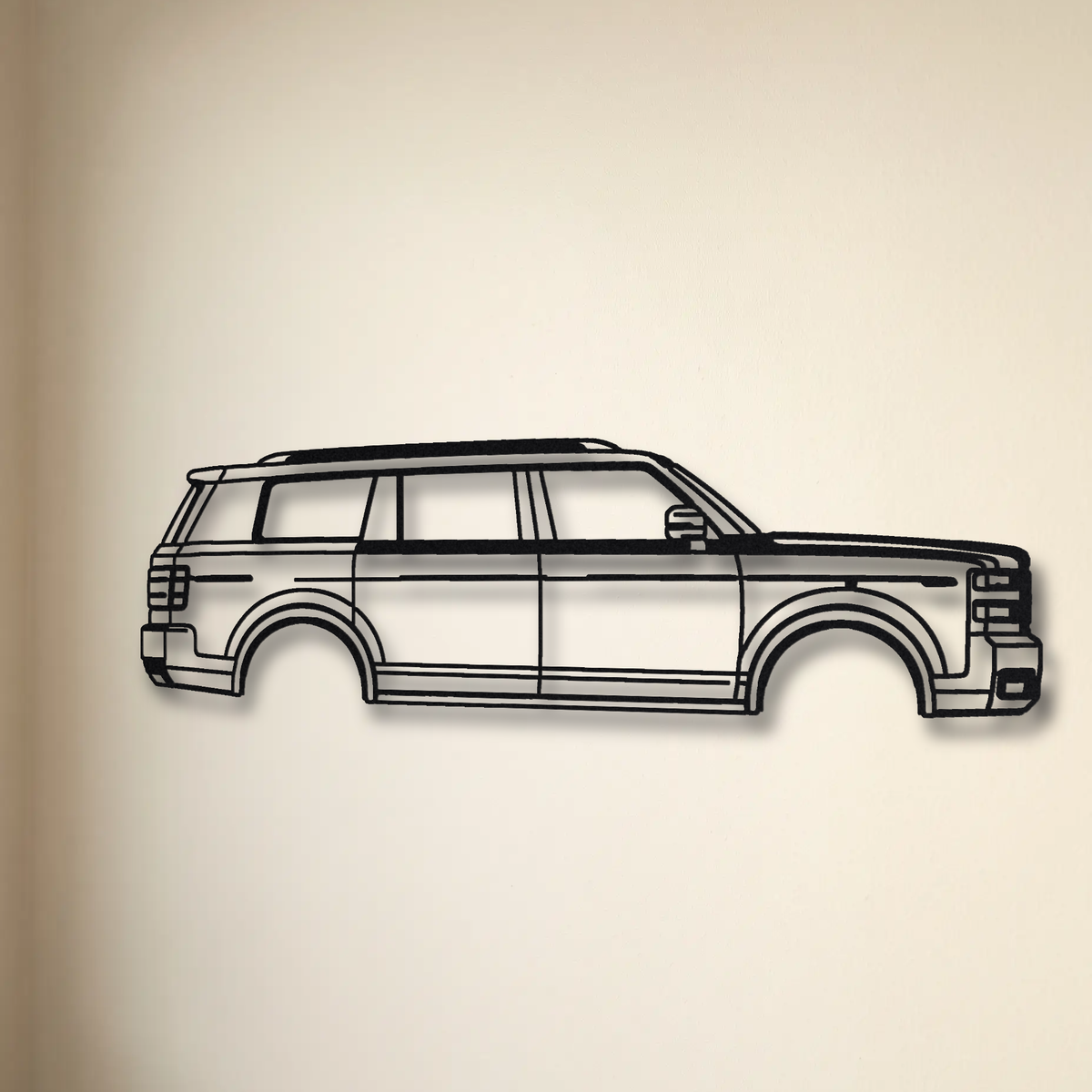 2023- Toyota Century SUV floating mount drop-shadow detail