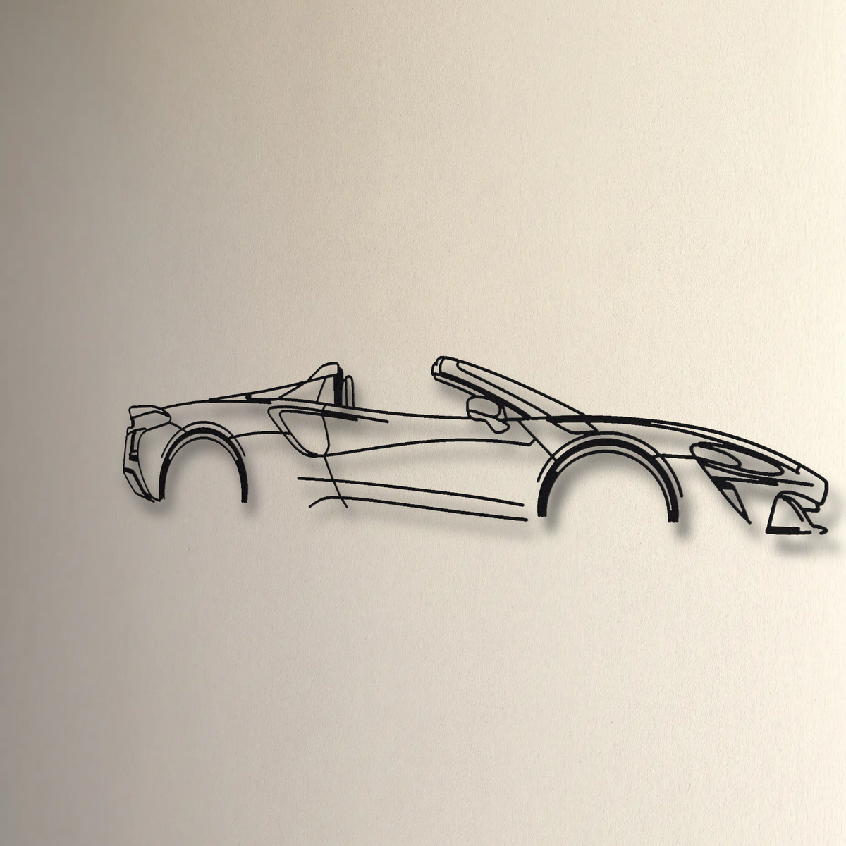 McLaren Artura Spider MCL39 Championship Edition floating mount drop-shadow detail
