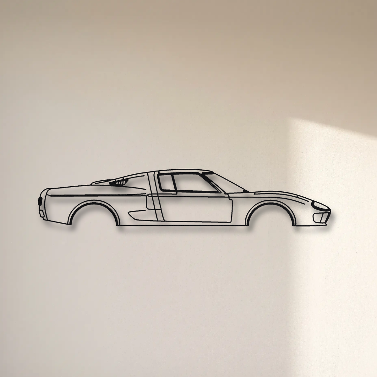 Ford GT40 Mk III floating mount drop-shadow detail