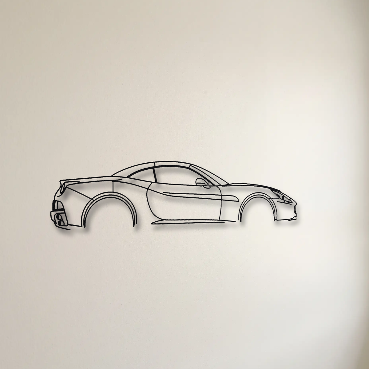 Ferrari California floating mount drop-shadow detail