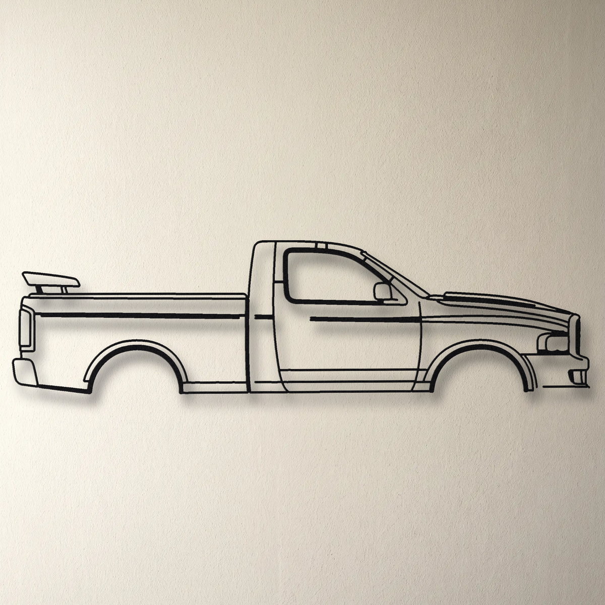 Dodge Ram SRT-10 floating mount drop-shadow detail
