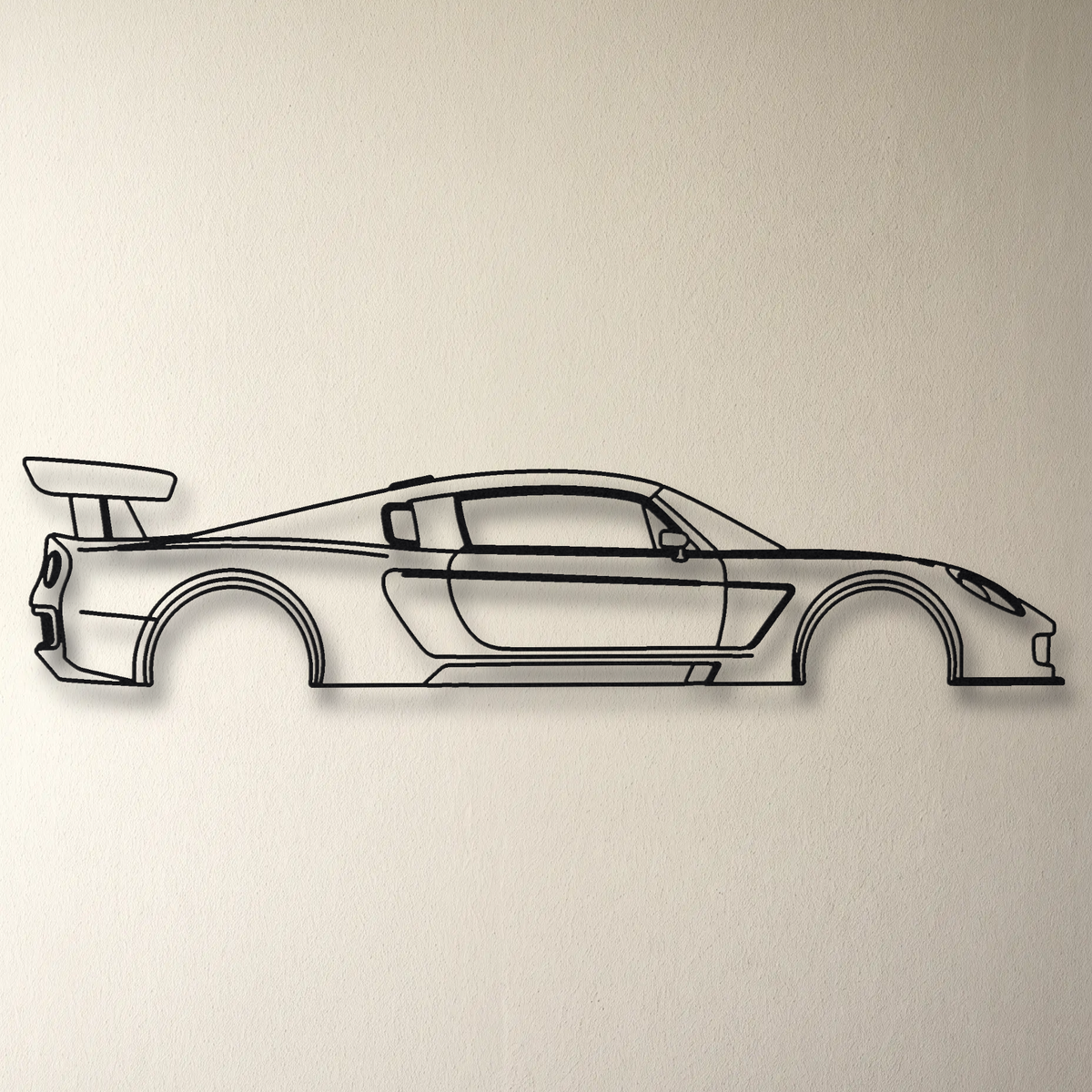 Lotus Elise GT1 floating mount drop-shadow detail