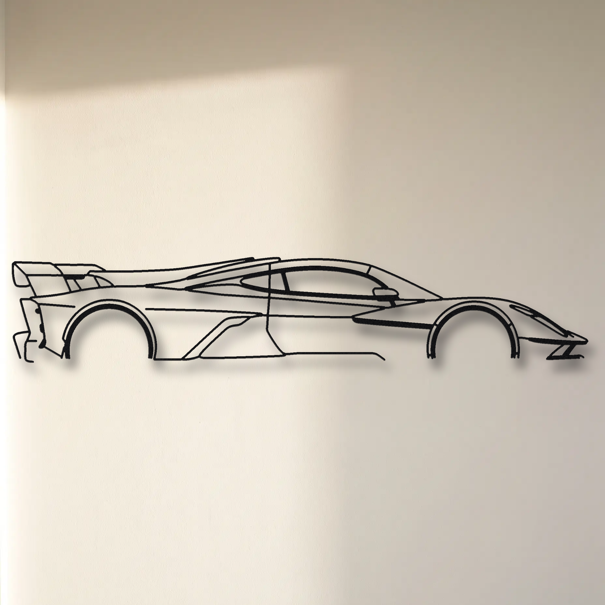 Aston Martin Valkyrie AMR Pro floating mount drop-shadow detail