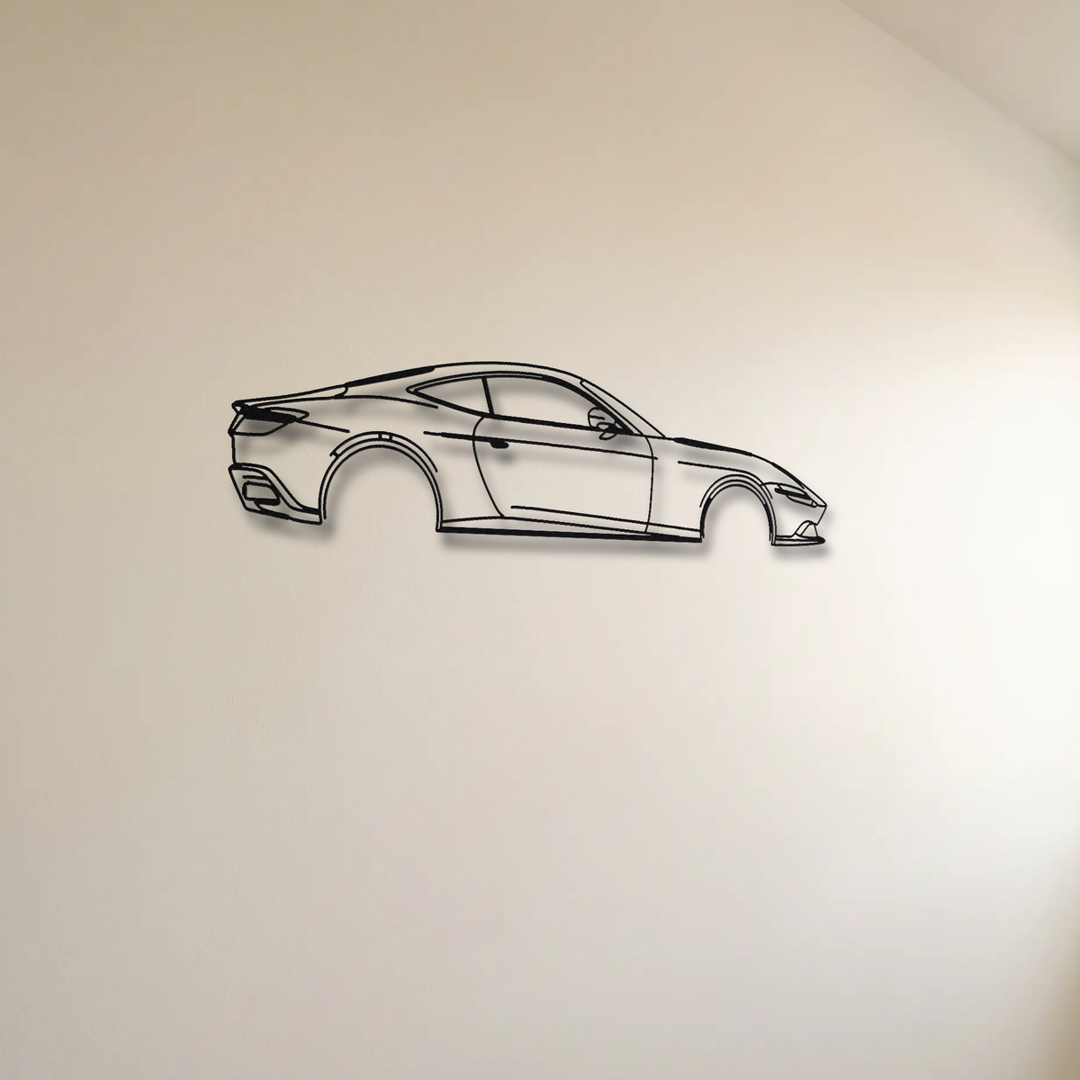 Ferrari Roma floating mount drop-shadow detail