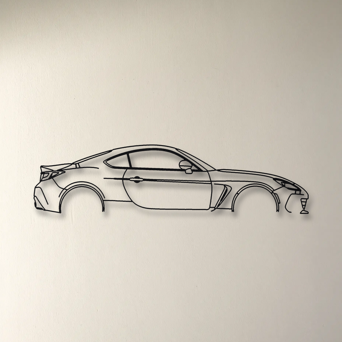 Subaru BRZ ZD8 Gen 2 floating mount drop-shadow detail