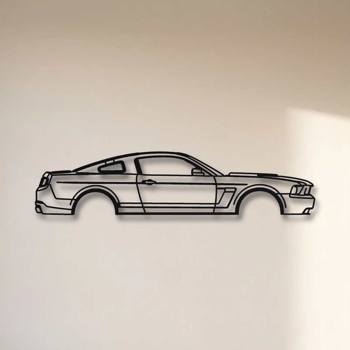 2012-13 Ford Mustang Boss 302 Laguna Seca S197 floating mount drop-shadow detail