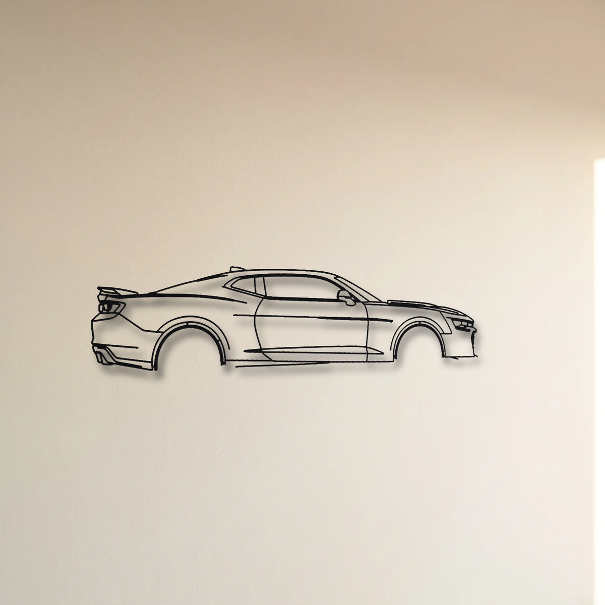 Chevrolet Camaro ZL1 Gen 6 floating mount drop-shadow detail