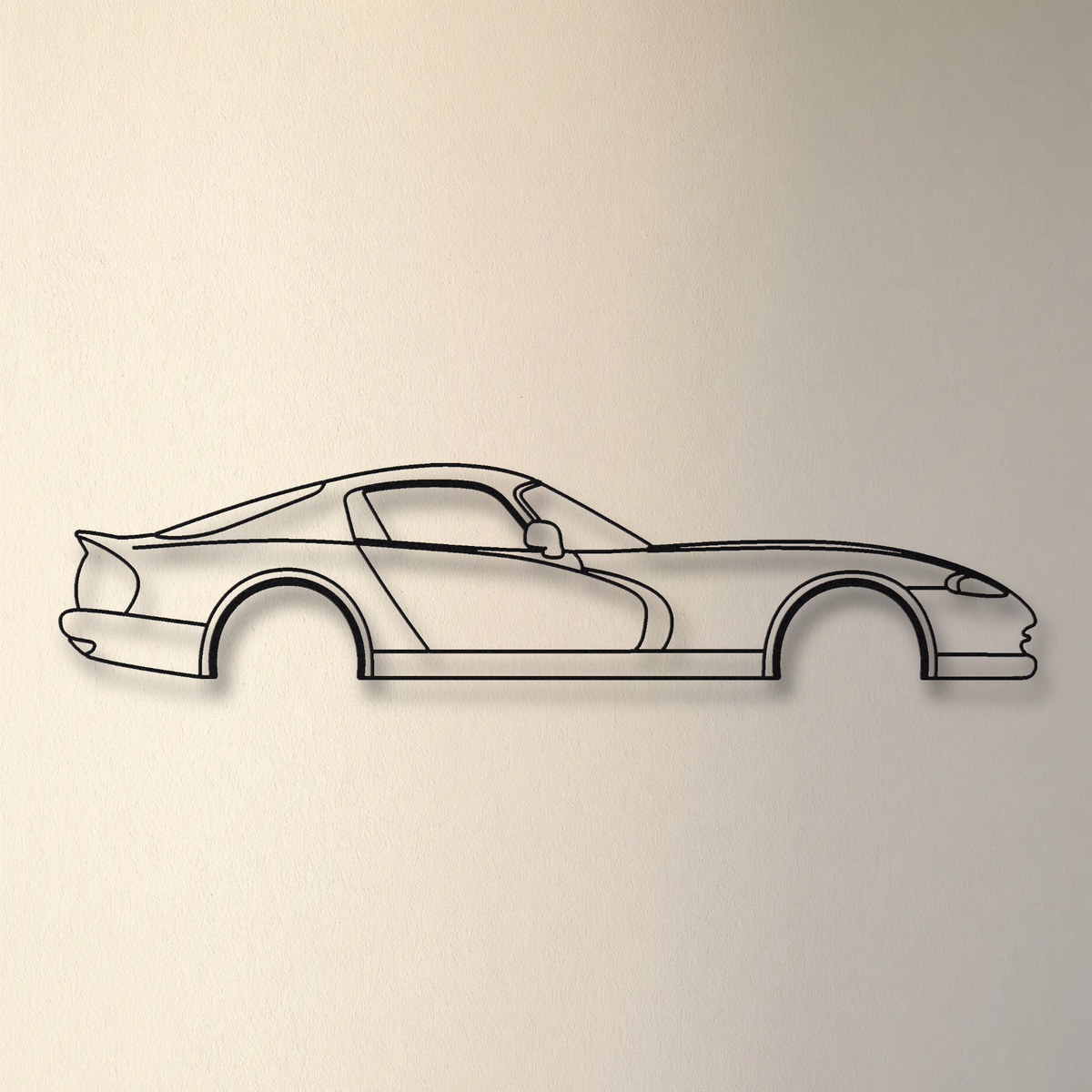 Dodge Viper GTS Gen 2 floating mount drop-shadow detail