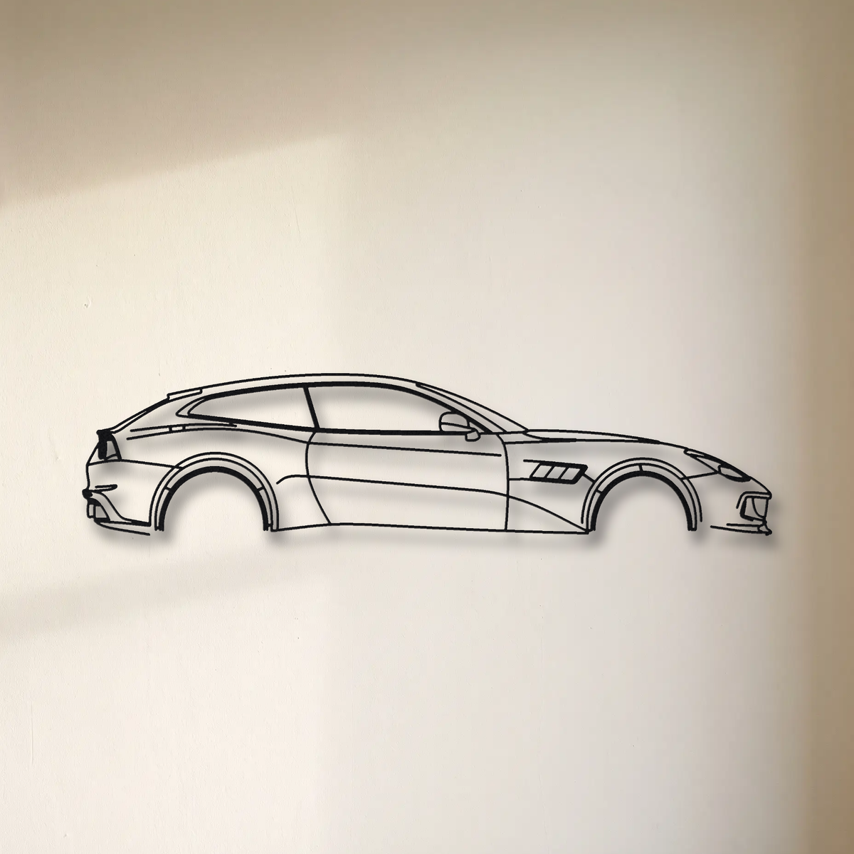 Ferrari GTC4Lusso floating mount drop-shadow detail
